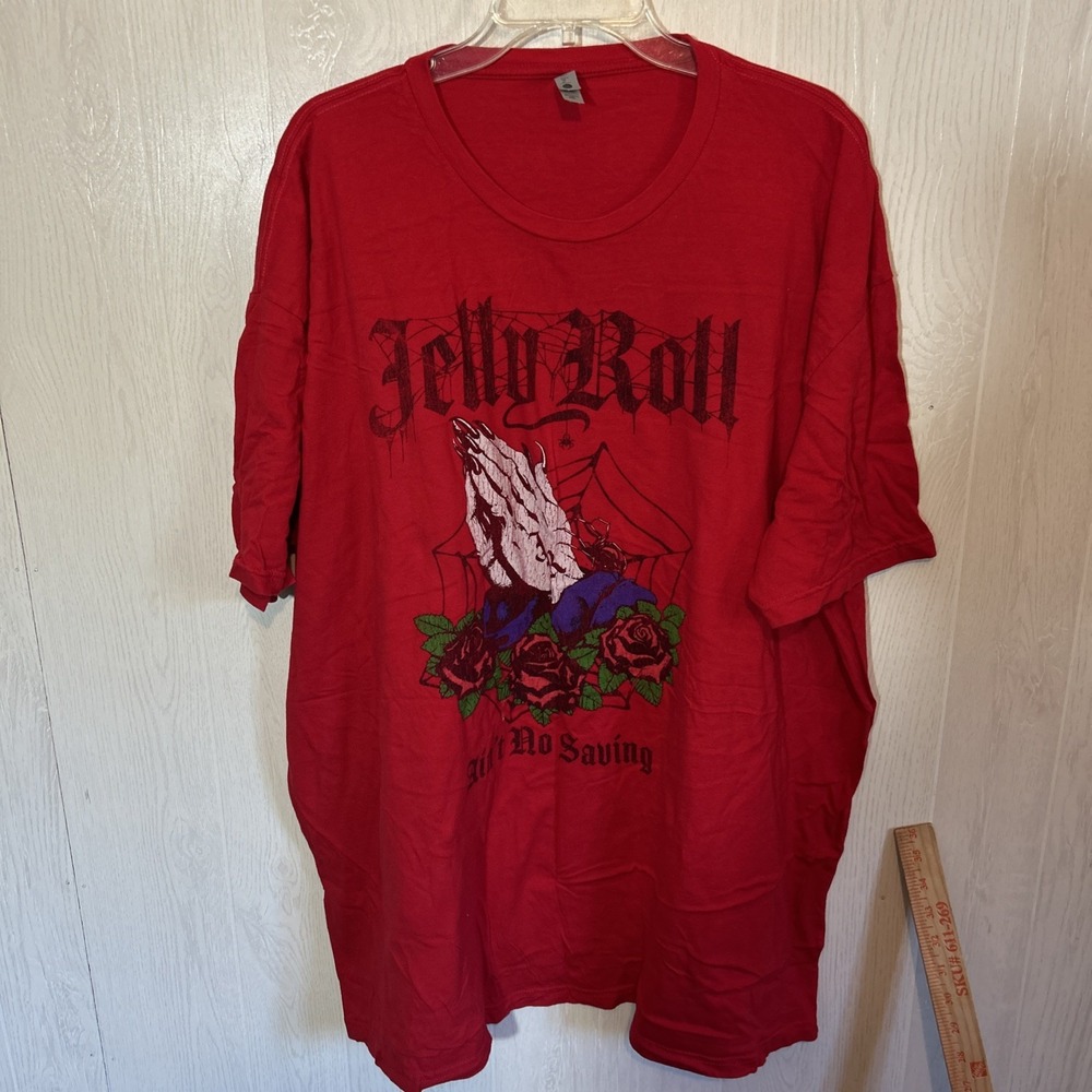 Jelly Roll 4XL Red Jelly Roll Vintage T Shirt